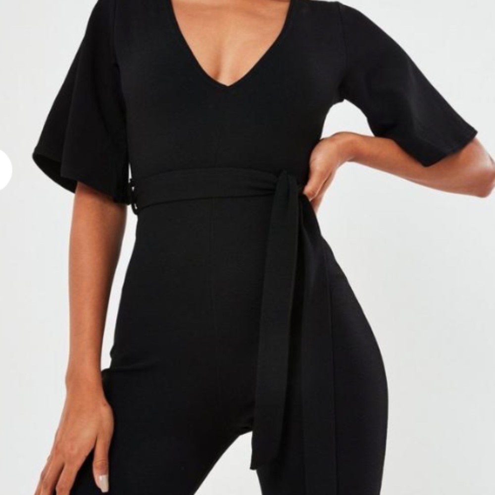 Black Full Length Jumpsuit
